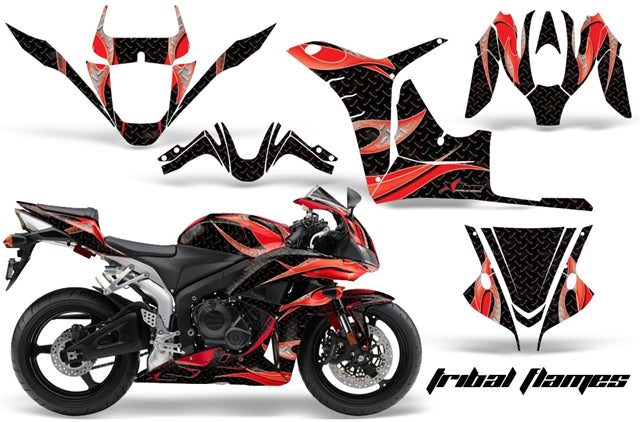 Honda CBR 600RR Sport Bike Graphic Kit (07-08) AMRデカール コンプリートキットSPORTSBIKE