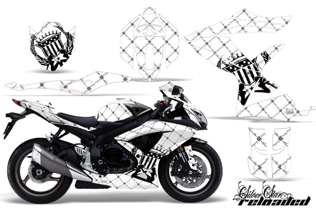 Suzuki GSXR 600/750 Sport Bike Graphic Kit (06-07) AMRデカール コンプリートキットSPORTSBIKE