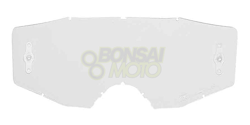 【8Kゴーグル専用】 ロールオフ/ティアオフ用 クリア レンズ(ピンあり)カテゴリー0【きわめて低強度の太陽光向け】 ariete(アリエテ)