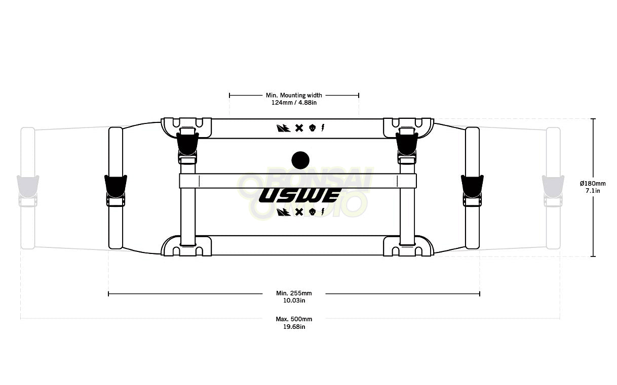 ハンドルバー ロールトップバッグ+ホルスター USWE(ユースウィー)