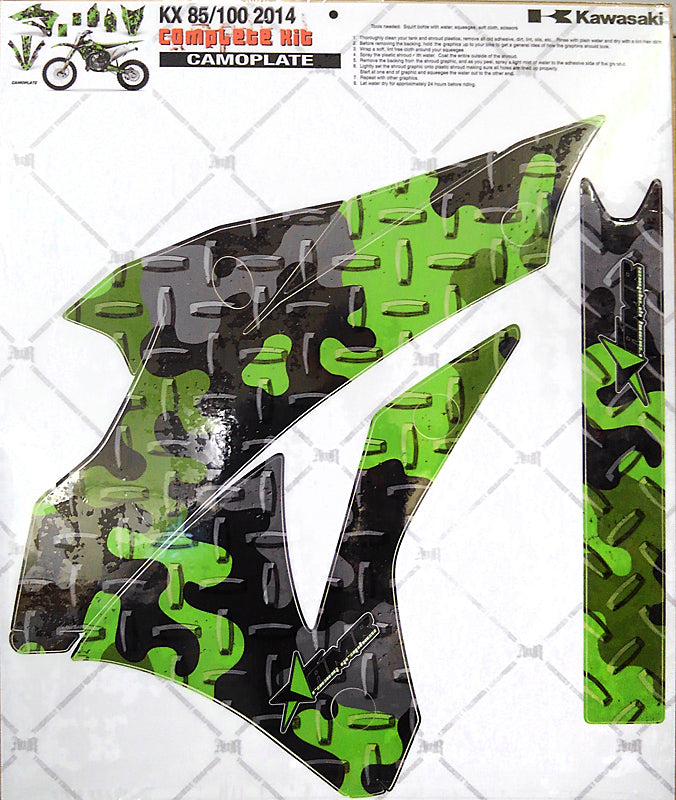 【アウトレット】ボディキット KX85-100(14-16) カモプレート 即納 AMR