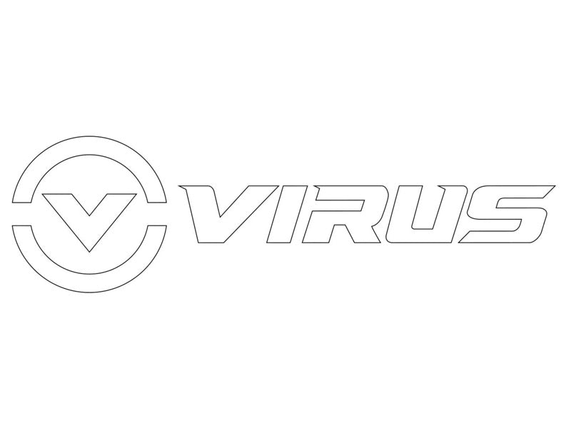 オフィシャルステッカー(大) 1枚 VIRUS 全2色
