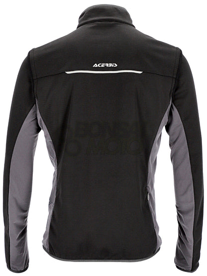 ソフトシェル ジャケット 防寒 袖脱着 ACERBIS