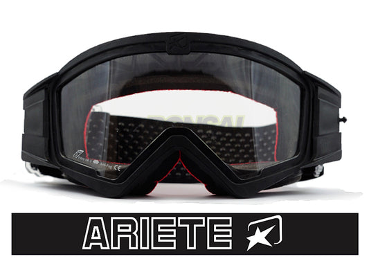 マッドマックス [ユーロフィット] 眼鏡対応オフロードゴーグル Black/White ariete(アリエテ)