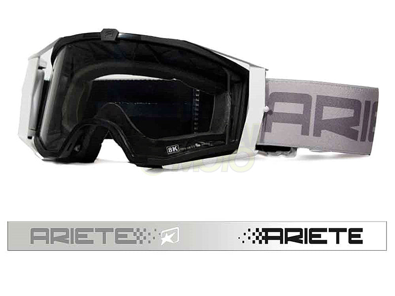8K【ユーロフィット】ゴーグル 調光シングルレンズ 眼鏡対応 Black/gray ariete(アリエテ)
