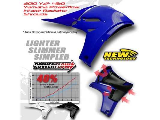 パワーフローインテークラジエターシュラウド YZ450F(10-13) CYCRA(サイクラ) YAMAHA