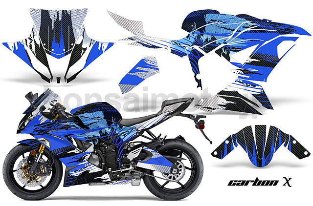 Kawasaki 636 ZX6R Sport Bike Graphic Kit (13-14)　AMRデカール コンプリートキットSPORTSBIKE
