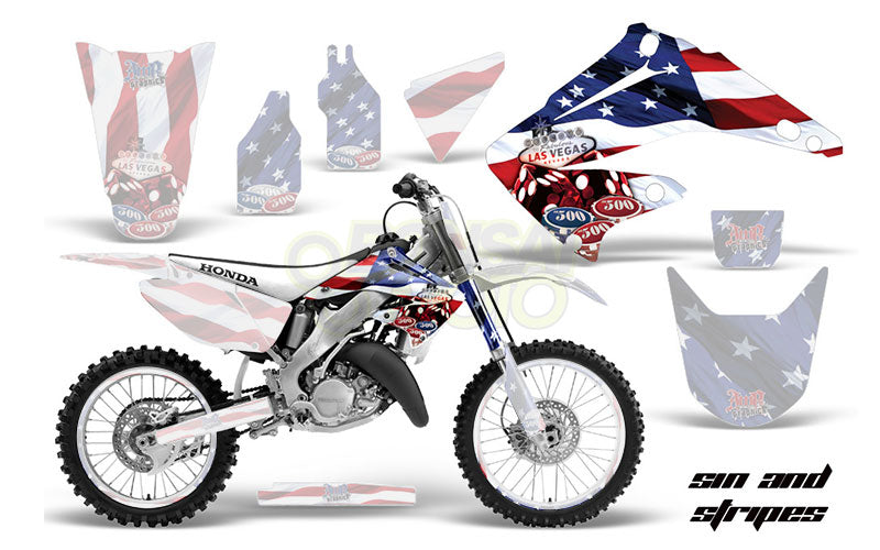 CR125 (98-99) /CR250 (97-99) シュラウドキット AMRデカール