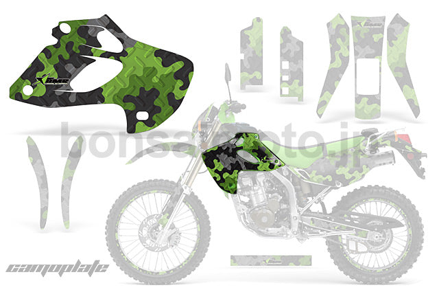 KLX250 (98-03）　AMRデカール シュラウドキット