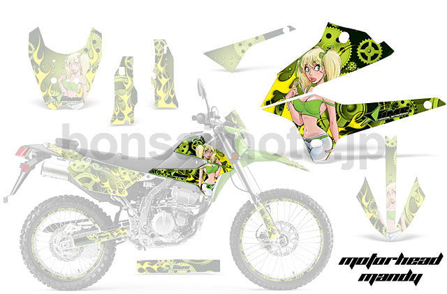 KLX250 (08-18)　AMRデカール シュラウドキット