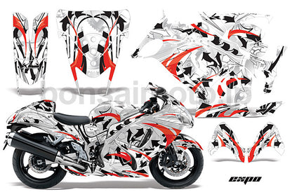 Suzuki GSXR 1300 Hayabusa Sport Bike Graphic Kit (08-12)　AMRデカール コンプリートキットSPORTSBIKE