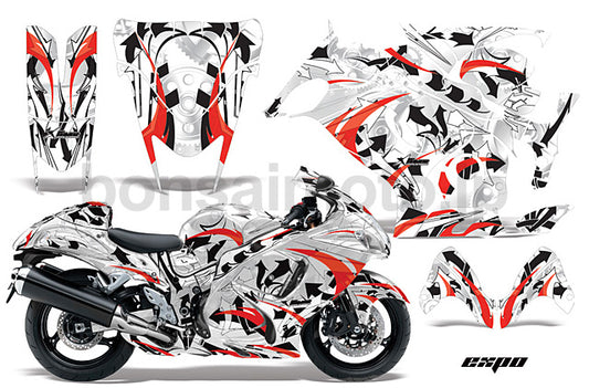 Suzuki GSXR 1300 Hayabusa Sport Bike Graphic Kit (08-12)　AMRデカール コンプリートキットSPORTSBIKE