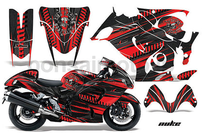 Suzuki GSXR 1300 Hayabusa Sport Bike Graphic Kit (08-12)　AMRデカール コンプリートキットSPORTSBIKE