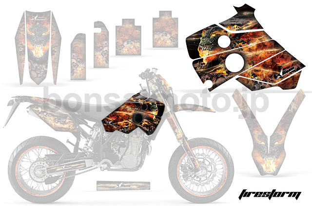 Husaberg FC/FE/FS 400-650 (01-05)　AMRデカール シュラウドキット