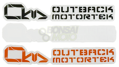 ロゴステッカー 横長(1枚) OUTBACKmotortek