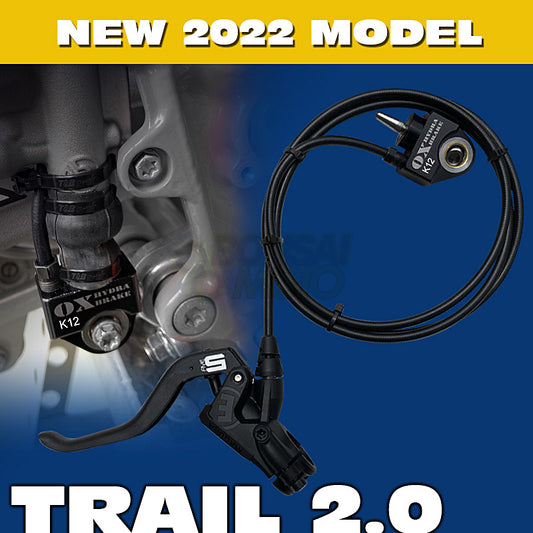 Husqvarna 2&4ストローク 125-501 フルサイズ全モデル (14-22) BrakTek/Magura/Bremboリアマスター用 油圧レフトハンドブレーキ"トレイル2.0" OX-BRAKE(オックスブレーキ)