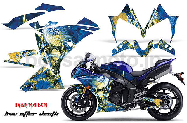 Yamaha YZF-R1 Sport Bike Graphic Kit (10-13)　AMRデカール コンプリートキットSPORTSBIKE