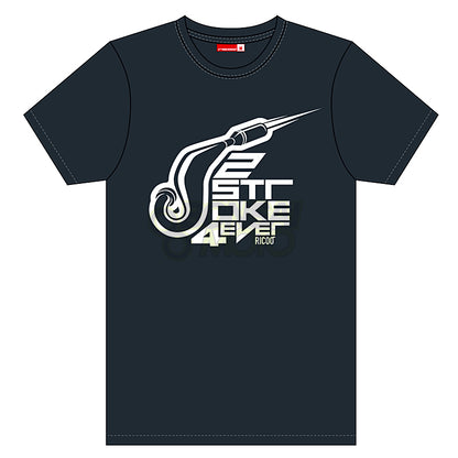 【New】”2ストロークフォーエバー” Tシャツ DarkGrey/White Ricoo(リクー)