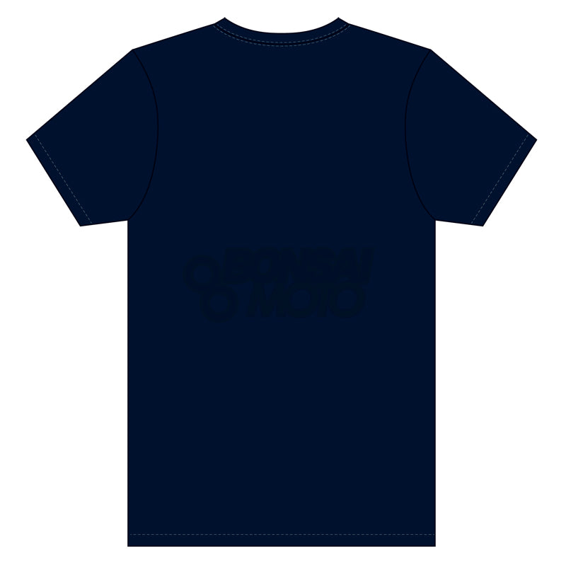 【New】”2ストロークフォーエバー” Tシャツ Navy/Yellow Ricoo(リクー)