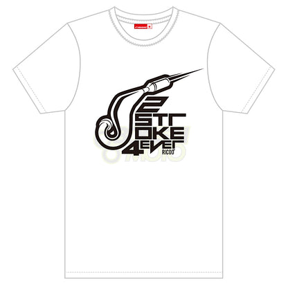 【New】”2ストロークフォーエバー” Tシャツ White/Black Ricoo(リクー)