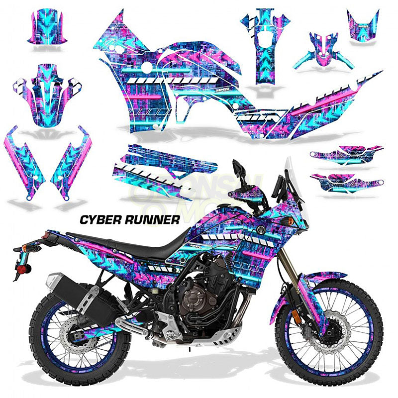 Yamaha Tenere 700 Sport Bike Graphic Kit (18-22) コンプリートキット AMRデカール