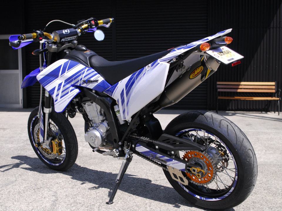 WR250X-R（ZERO-G　サイドナンバープレート用）　AMRデカール ナンバープレートキット