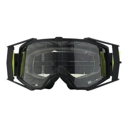 8K【ユーロフィット】ゴーグル シングルクリアレンズ 眼鏡対応 Black/Yellow/Black ariete(アリエテ)