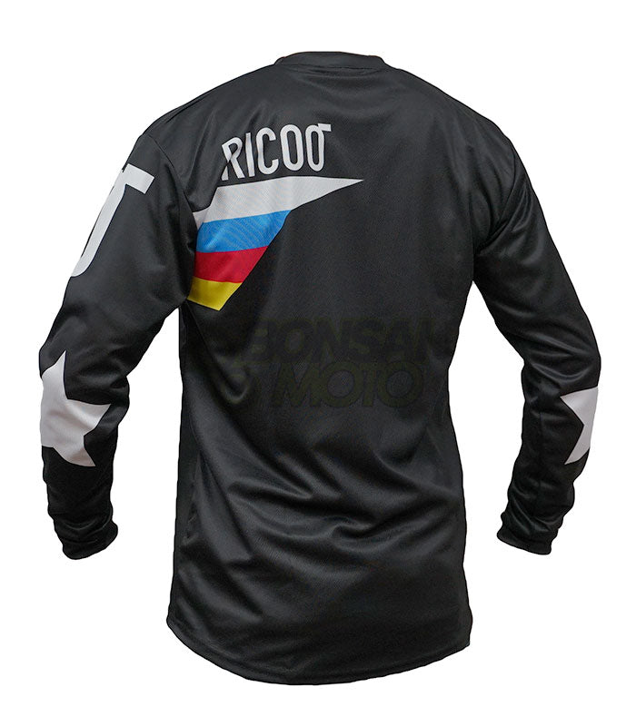 【New】”カラーズ"ジャージ Black オフロードウェア Ricoo(リクー)