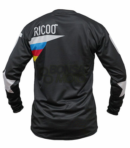 【New】”カラーズ"ジャージ Black オフロードウェア Ricoo(リクー)