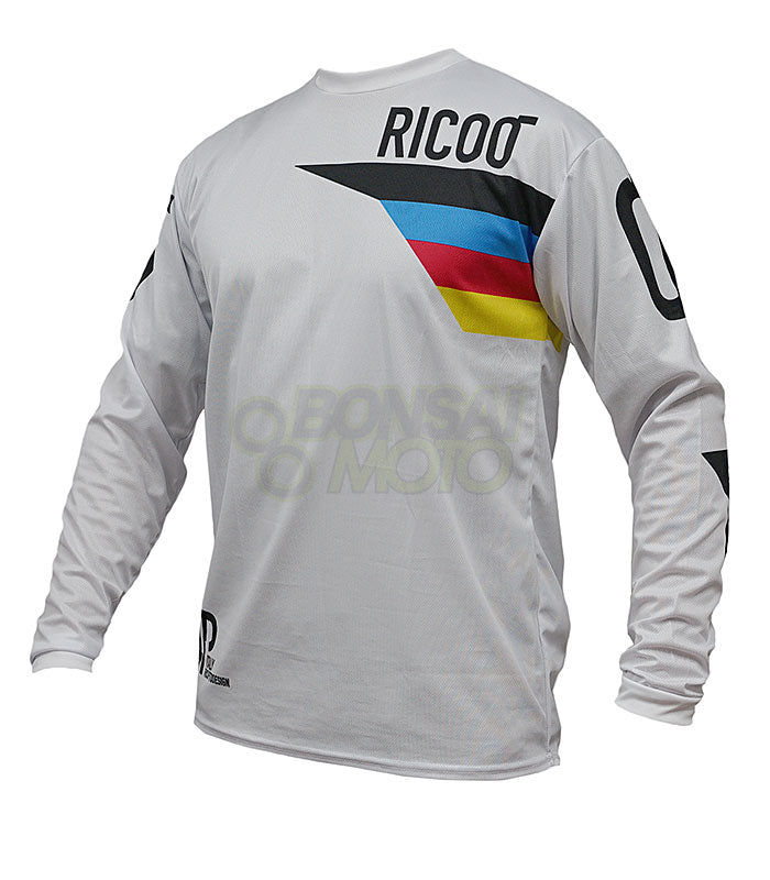 【New】”カラーズ"ジャージ White オフロードウェア Ricoo(リクー)