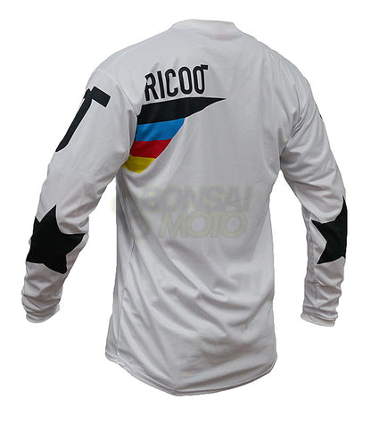 【New】”カラーズ"ジャージ White オフロードウェア Ricoo(リクー)