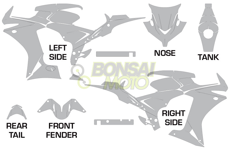 Honda CBR 400/500 Sport Bike Graphic Kit (13-15)　AMRデカール コンプリートキットSPORTSBIKE