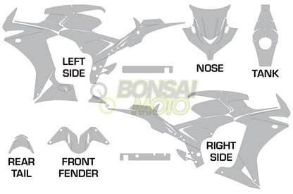 Honda CBR 400/500 Sport Bike Graphic Kit (13-15)　AMRデカール コンプリートキットSPORTSBIKE