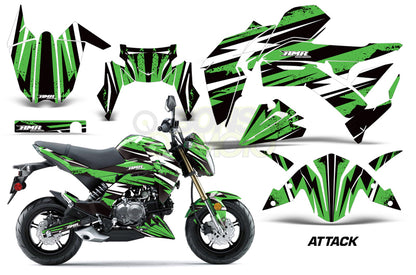 Kawasaki Z125 Sport Bike Graphic Kit (17)　AMRデカール コンプリートキット