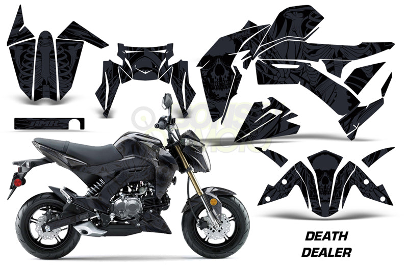 Kawasaki Z125 Sport Bike Graphic Kit (17)　AMRデカール コンプリートキット