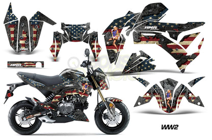 Kawasaki Z125 Sport Bike Graphic Kit (17)　AMRデカール コンプリートキット