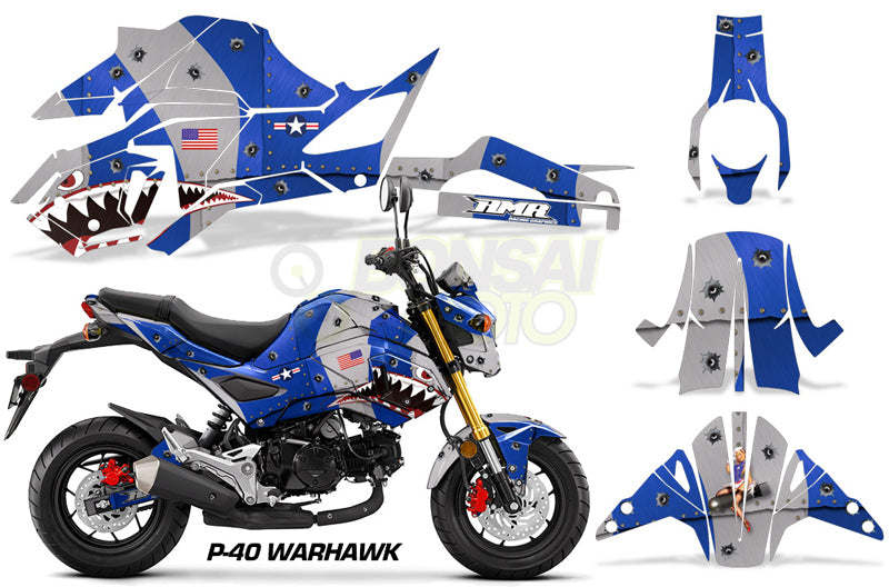 HONDA GROM125 Sport Bike Graphic Kit (16-17)　AMRデカール コンプリートキットSPORTSBIKE