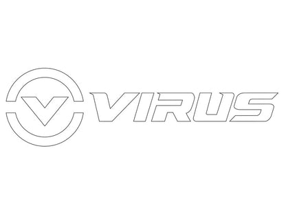 オフィシャルステッカー（大） 1枚 VIRUS 全2色