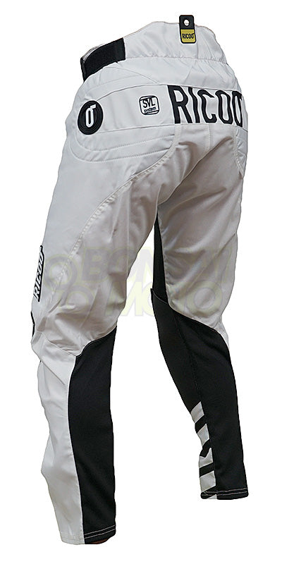 【New】”V9”パンツ White オフロードウェア Ricoo(リクー)