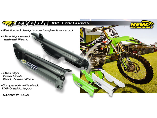 フォークガード KX250F（09-16）、KX450F（09-15）、CYCRA(サイクラ) KAWASAKI