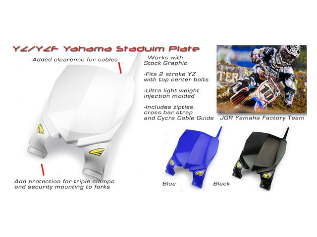 スタジアムナンバープレート YZ250F/450F (18-19)、YZ250F (19) CYCRA(サイクラ) YAMAHA