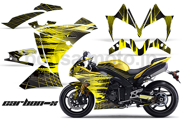 Yamaha YZF-R1 Sport Bike Graphic Kit (10-13) AMRデカール